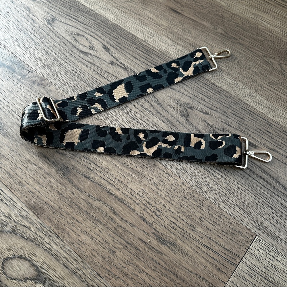Leopard Print Bag Strap